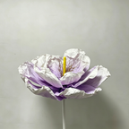 Flowerva Purple Crinkle Contour Premium Decor