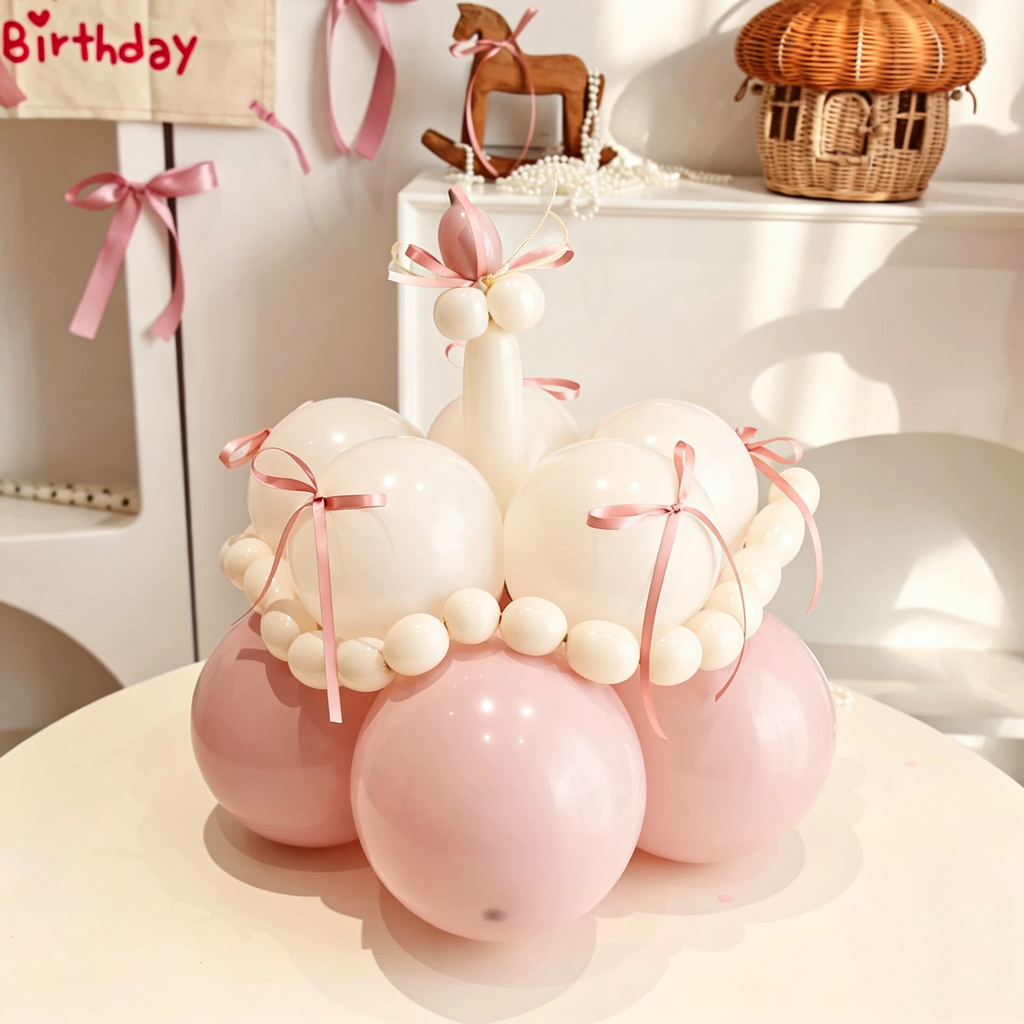 Flowerva French Romantic Birthday Balloon Table Decoration Party Ornament