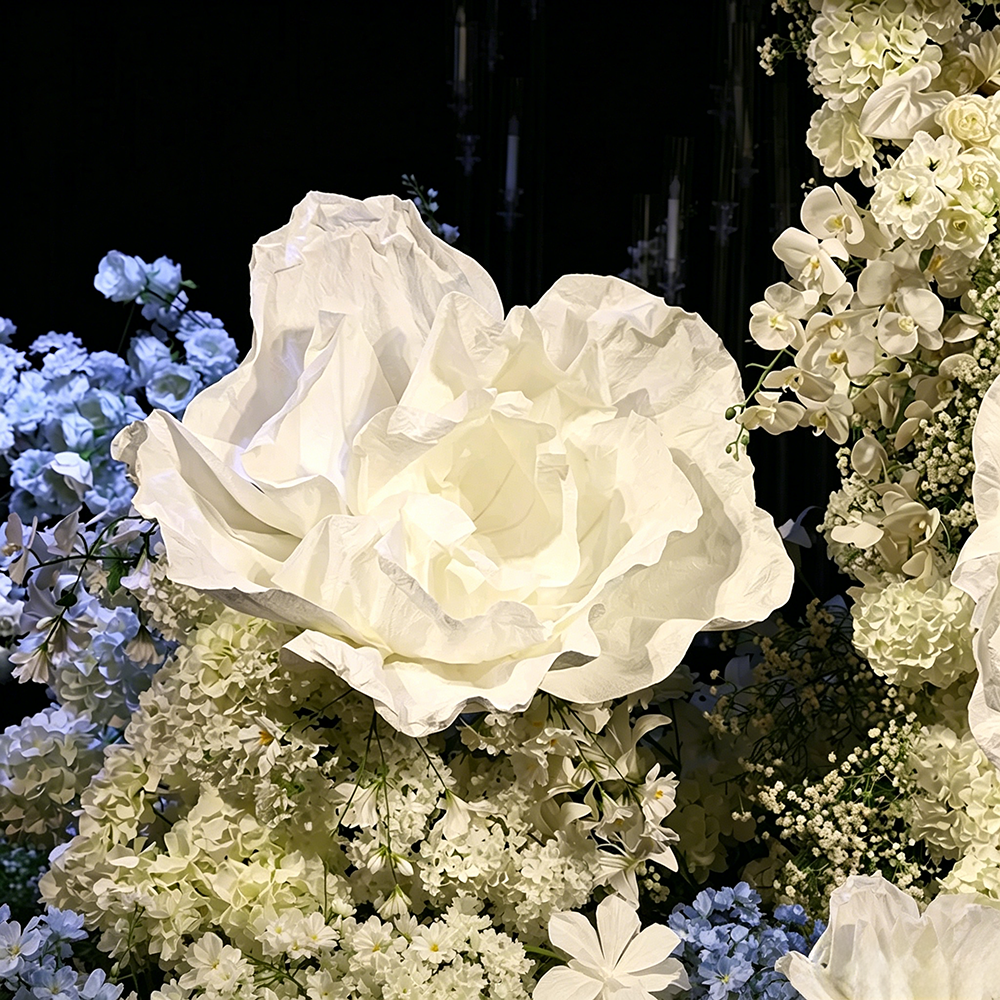 Flowerva Crinkle Layered Formwork Premium Decor