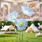 Flowerva Sheer Petal Sculpture Premium Decor