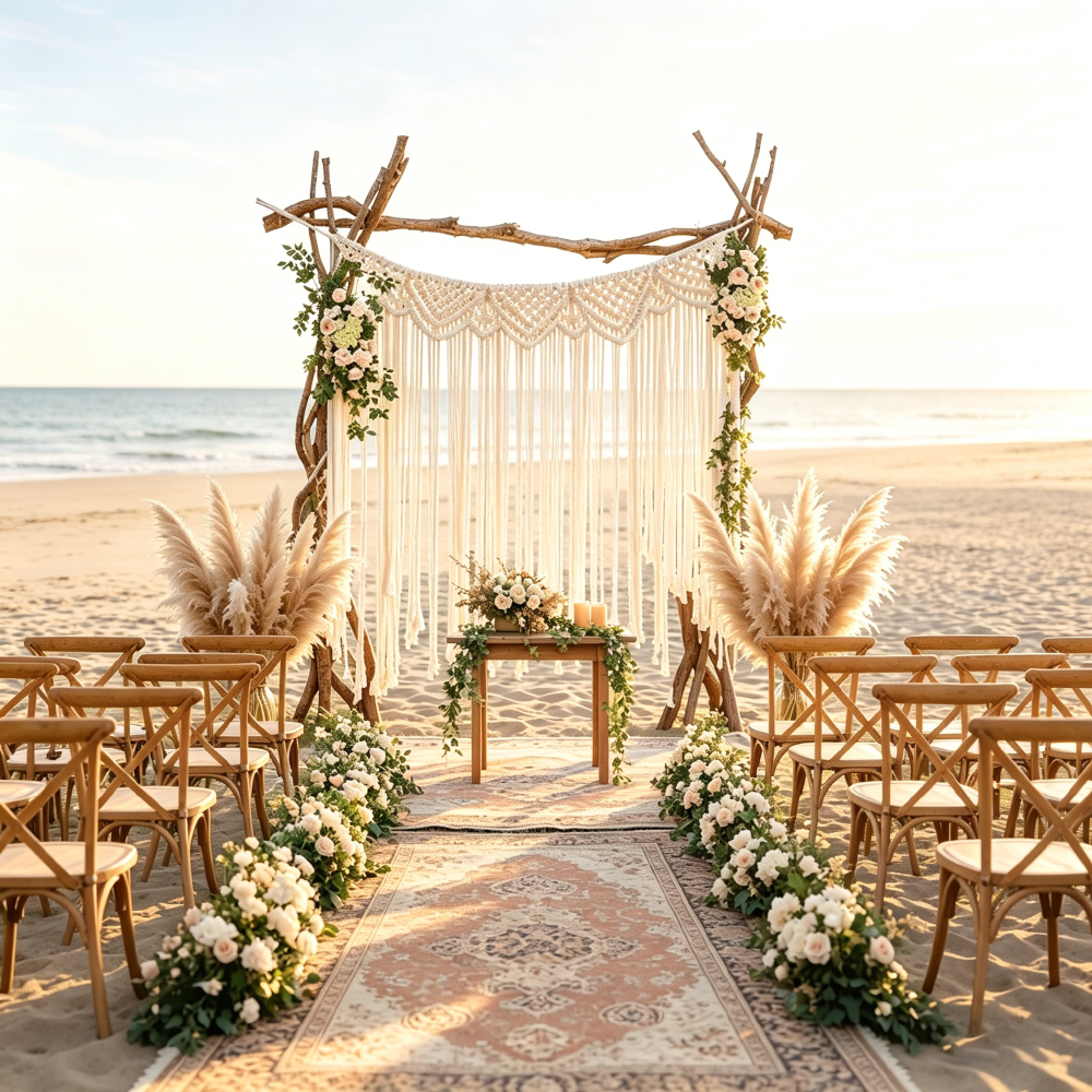 Boho Chic Macramé Handwoven Tapestry