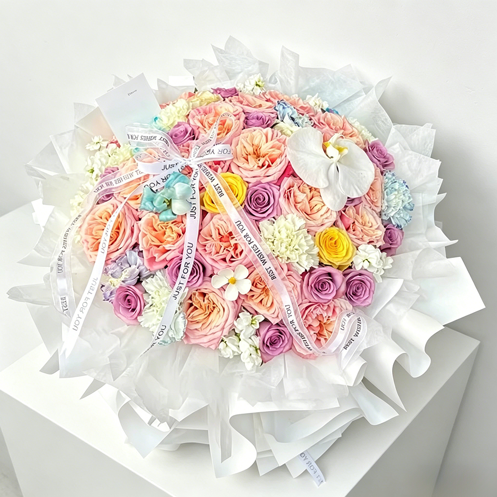 Flowerva Garden Mosaic Bloom Bucket Premium Decor