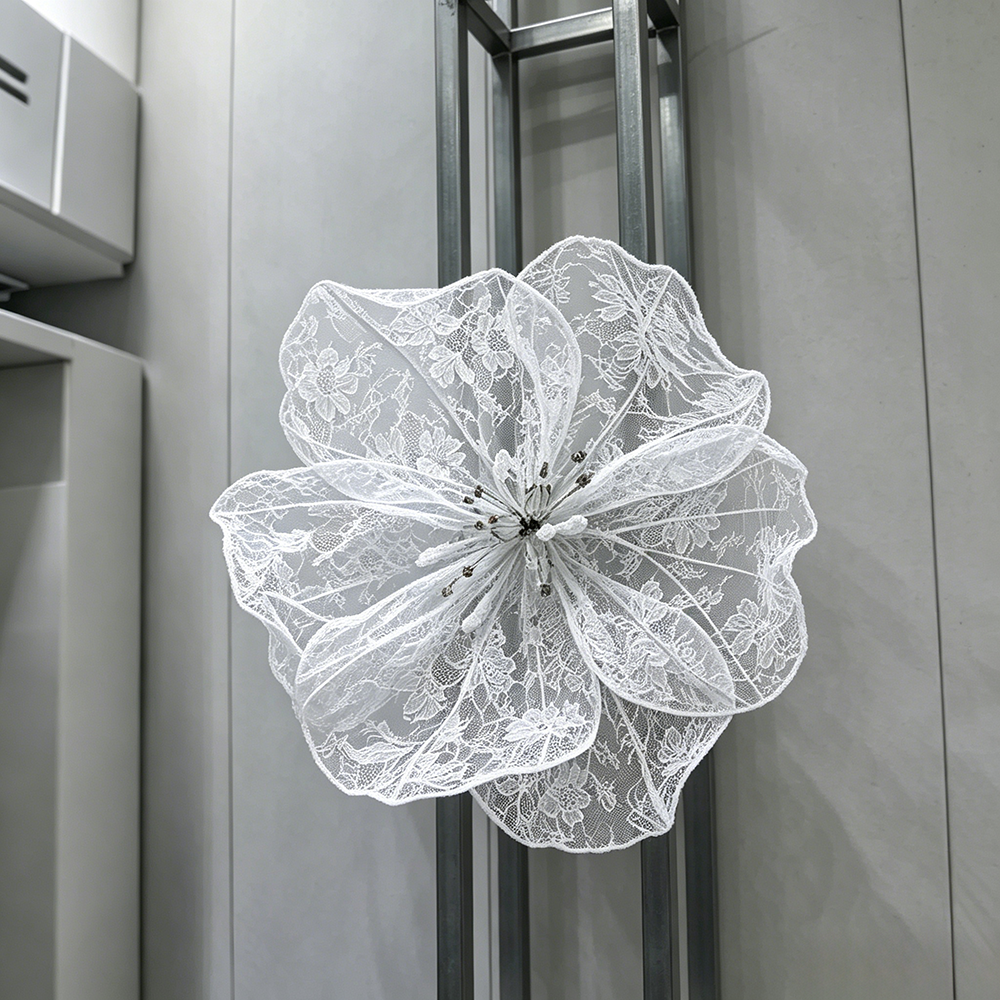 Flowerva Lace Silhouette Floral Art Installation