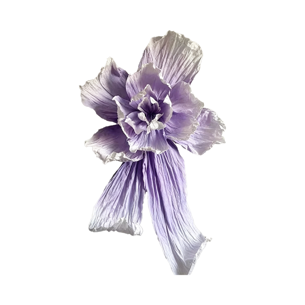 Flowerva Couture Crinkle Art Installation