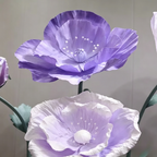 Flowerva Purple Petal Cadence Premium Decor