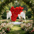 Flowerva Scarlet Cascade Orchid Wedding Decor