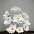 Flowerva Crinkle Petal Whisper Premium Decor
