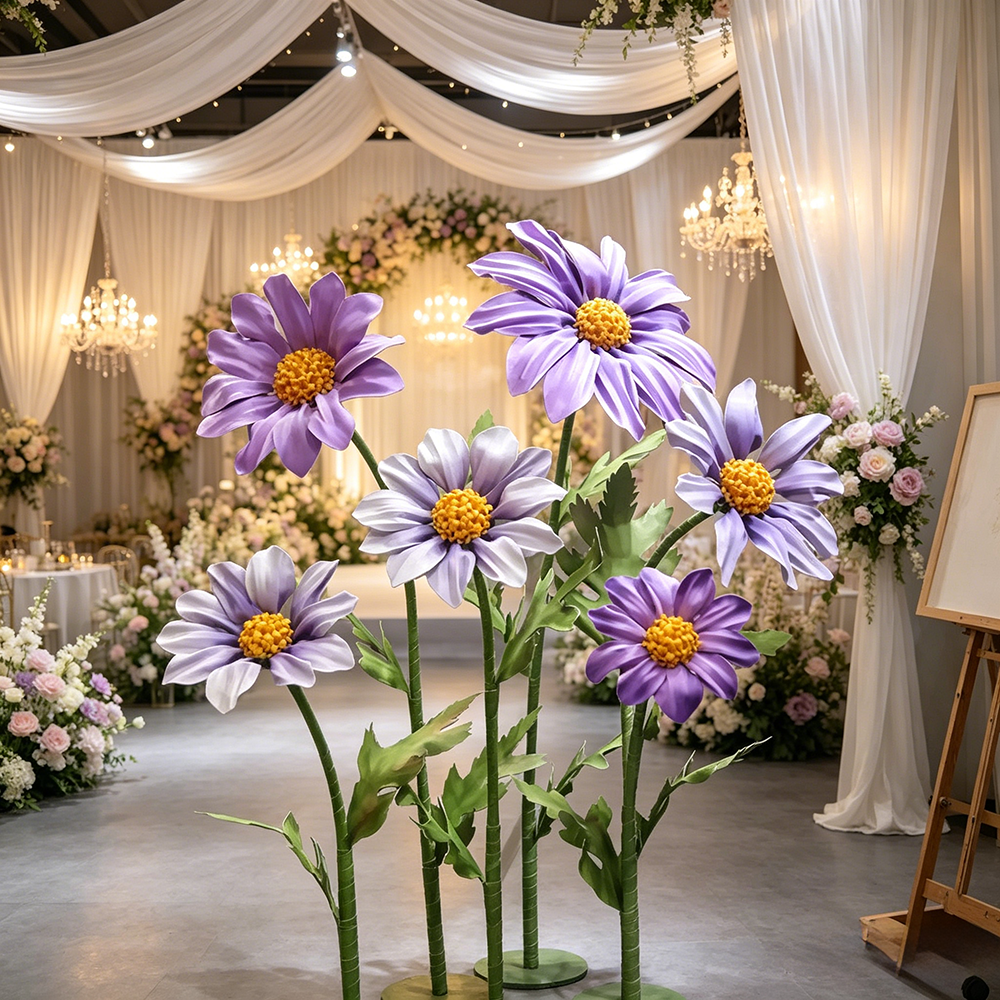 Flowerva Lavender Daisy Premium Decor