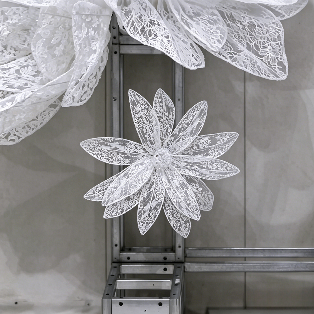 Flowerva Lace Silhouette Floral Art Installation