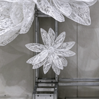 Flowerva Lace Silhouette Floral Art Installation
