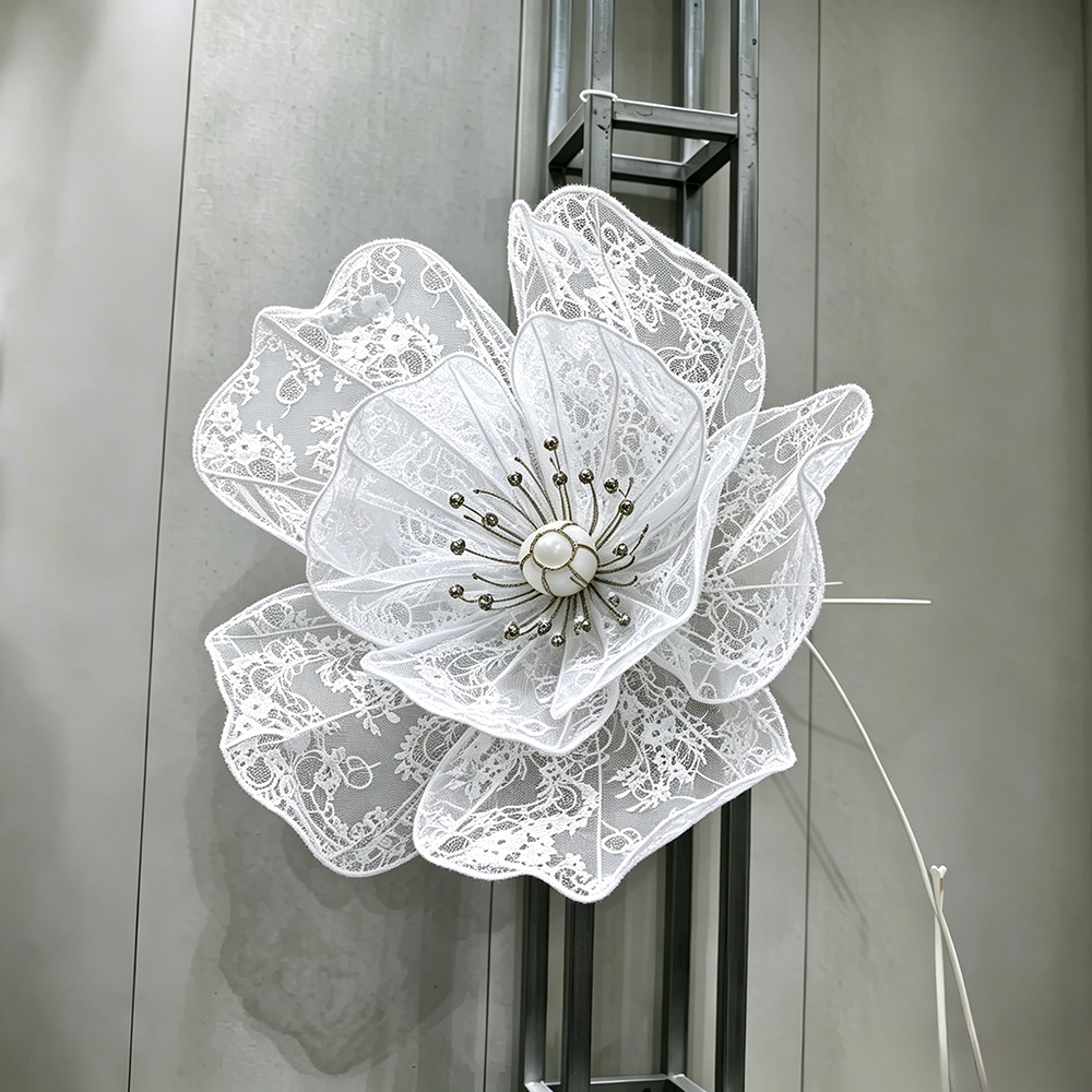 Flowerva Lace Silhouette Floral Art Installation
