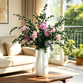 Flowerva Balanced Everlasting Vase Arrangement Premium Decor