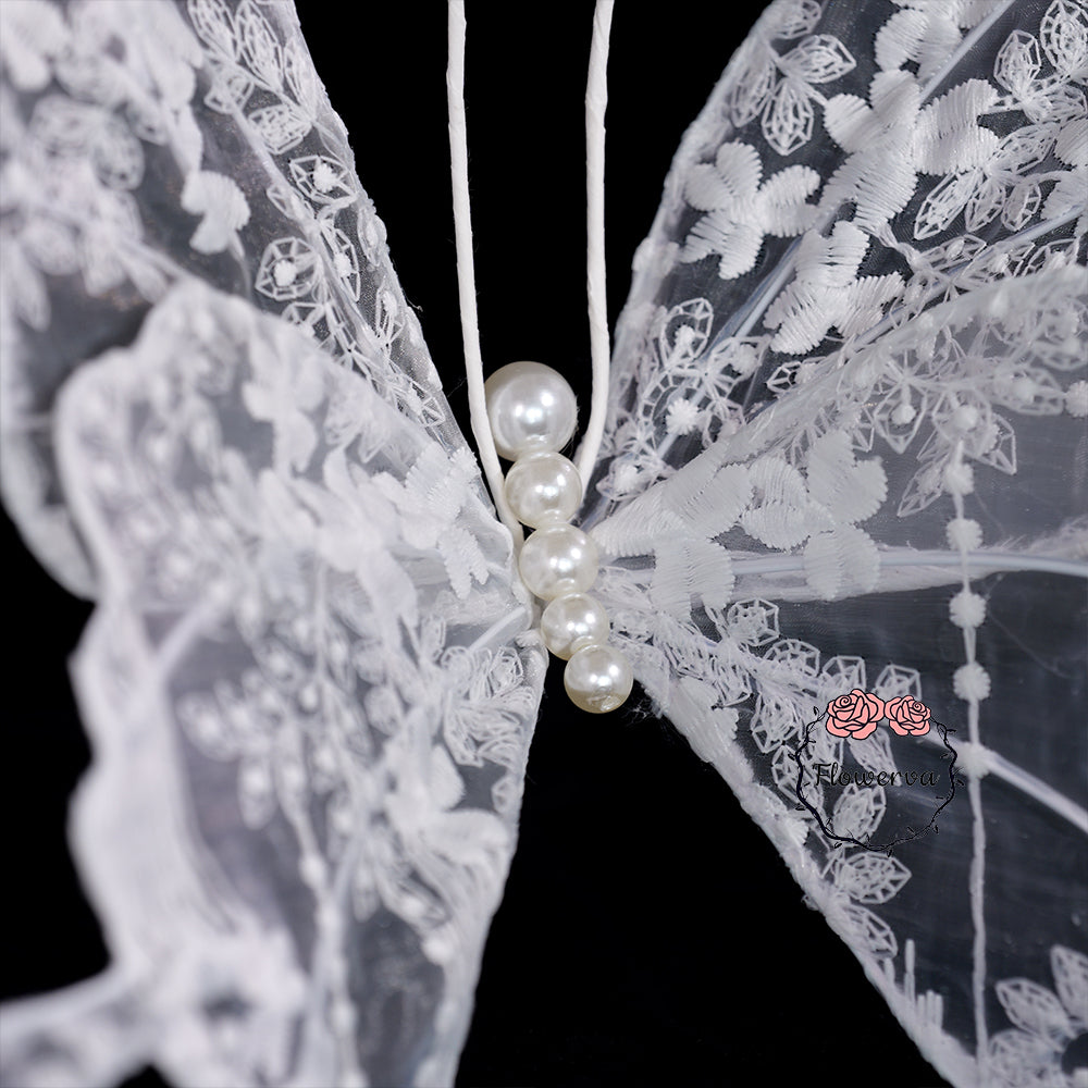 Flowerva Velvet Wing Lace Art Accent