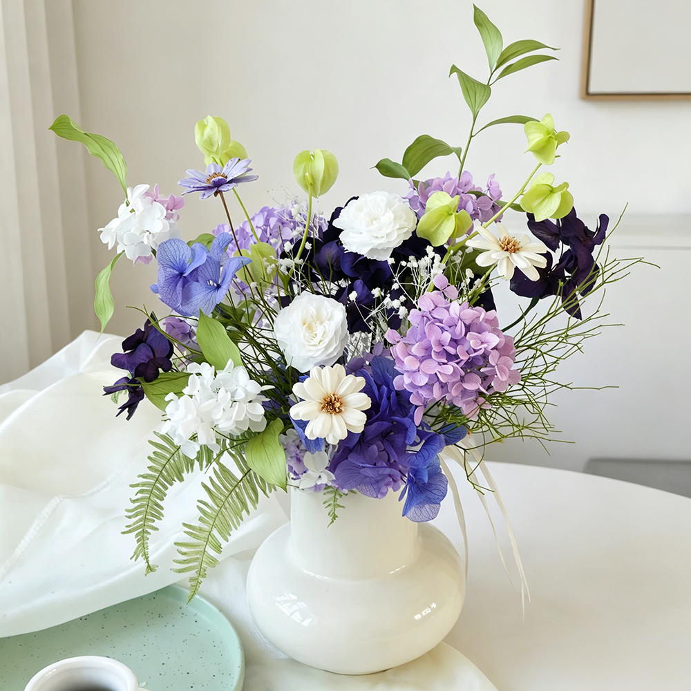 Flowerva Lush Preserved Vase Premium Decor