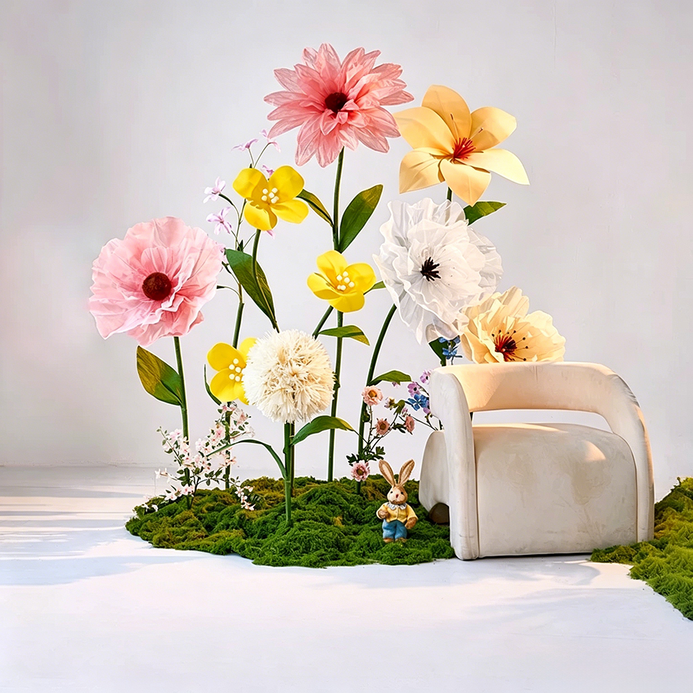 Flowerva Gentle Veilscape Premium Decor