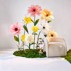 Flowerva Gentle Veilscape Premium Decor