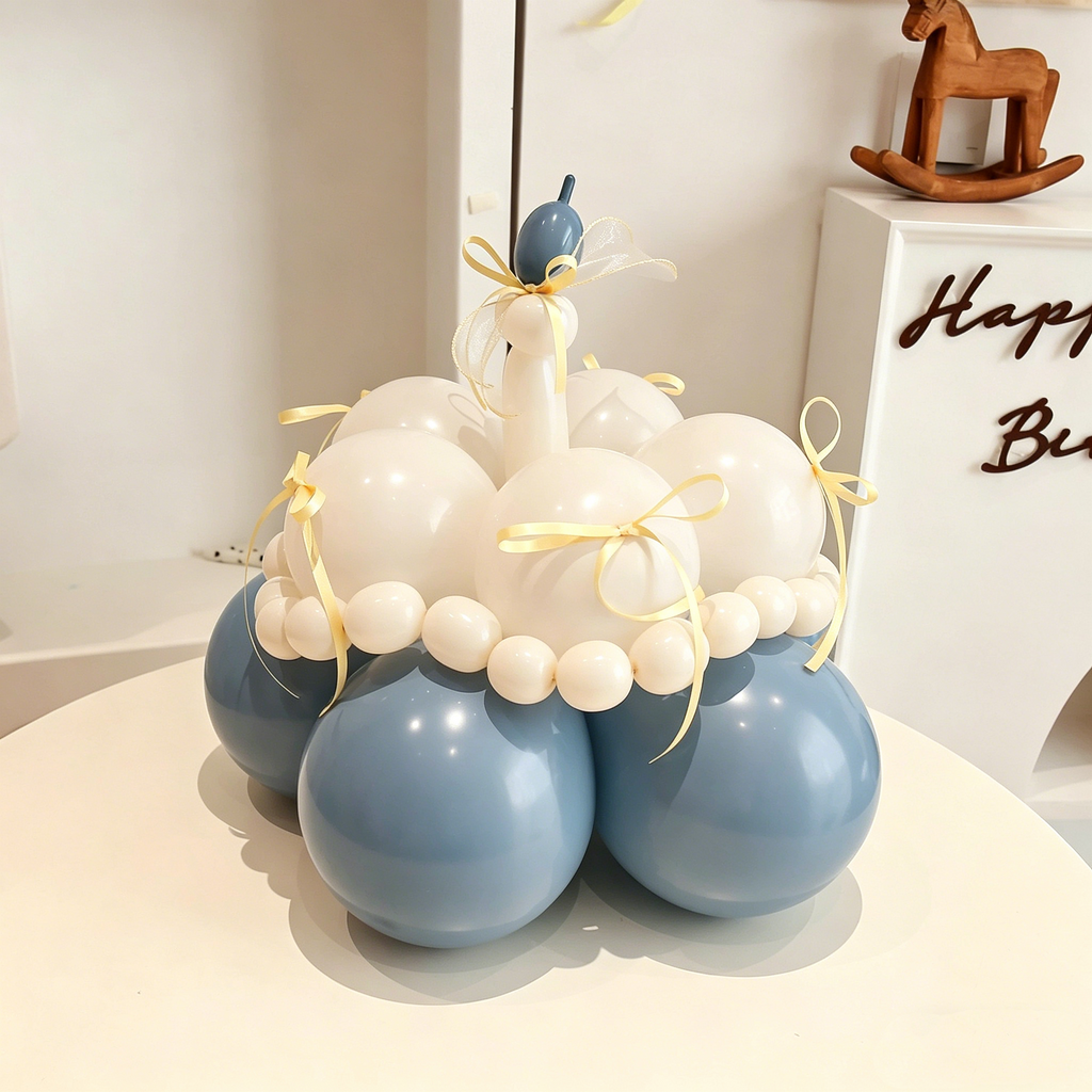 Flowerva French Romantic Birthday Balloon Table Decoration Party Ornament