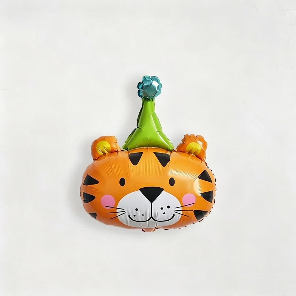 Flowerva Cartoon Creative Animal Foil Balloons Kids Birthday Party Scene Decoration