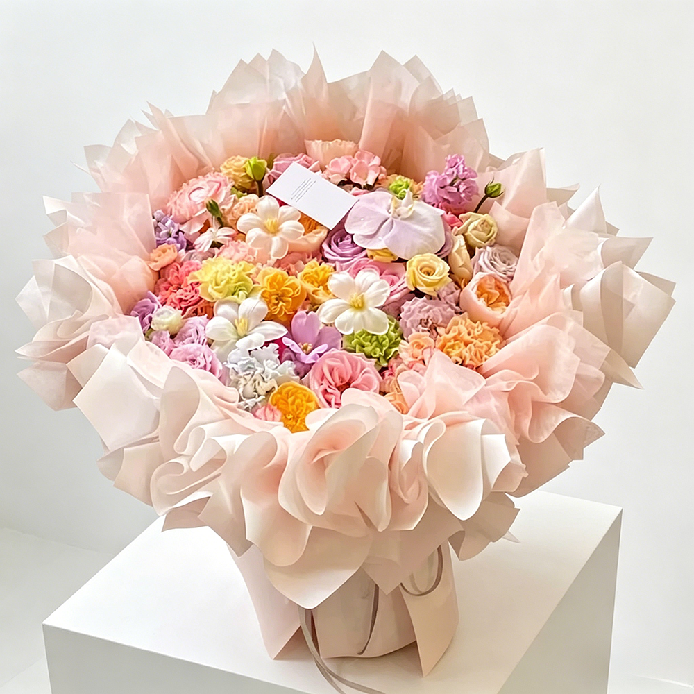 Flowerva Garden Mosaic Bloom Bucket Premium Decor