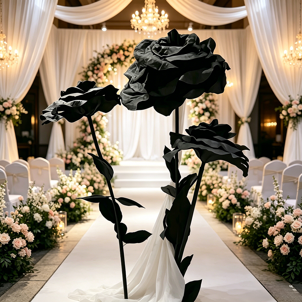 Flowerva Rose Chroma Cluster Premium Decor