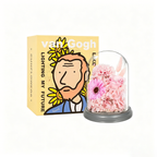 Flowerva Dome Preserved Floral Arrangement Premium Decor