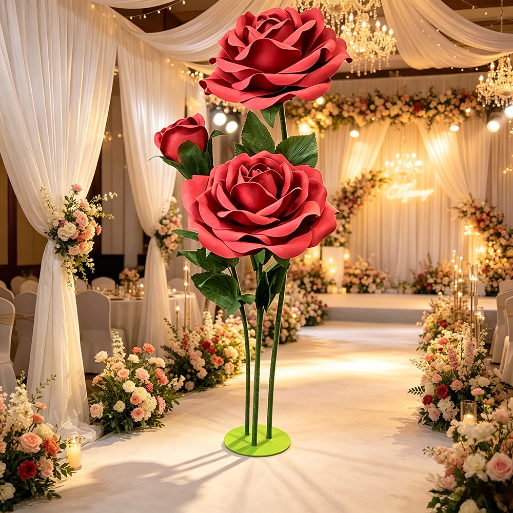Flowerva Rose Eternity Bloom Premium Decor