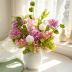 Flowerva Soft Everlasting Vase Arrangement Premium Decor