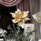 Flowerva Opulent Satin Veil Premium Decor