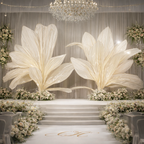 Flowerva Ethereal Wing Wedding Decor (Without Base)
