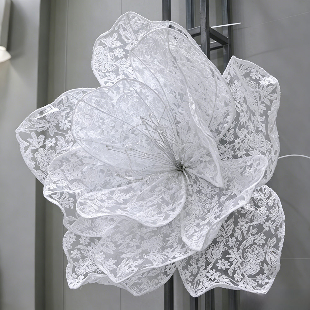 Flowerva Lace Silhouette Floral Art Installation