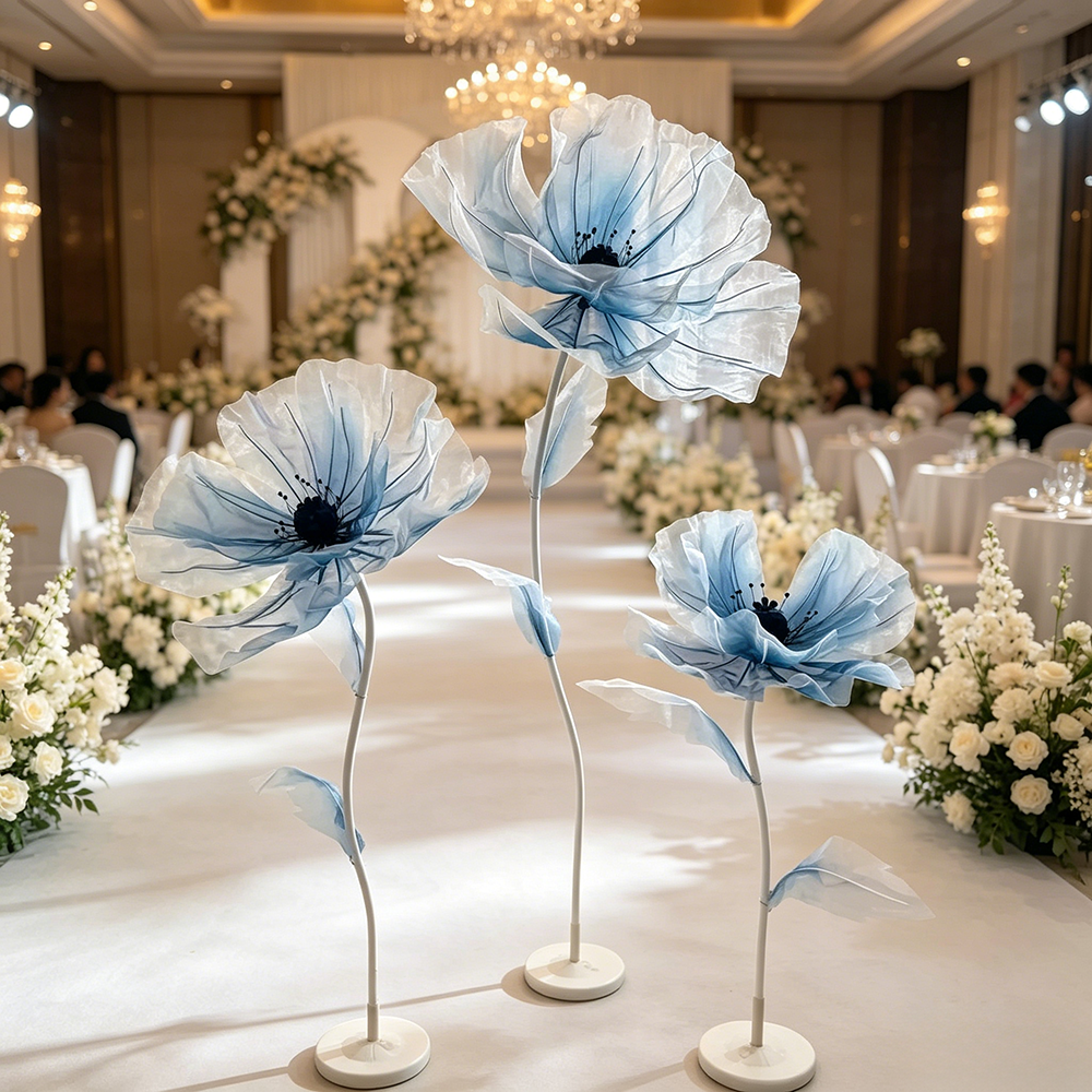 Flowerva Ethereal Sheer Petal Aisle Wedding Decoration
