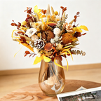 Flowerva Romantic Everlasting Vase Arrangement Premium Decor