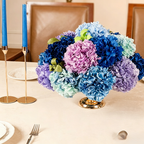 Flowerva Regal Opulencia Fruncida Decoración Premium