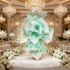 Flowerva Gradient Veil Form Art Installation (Without Base)