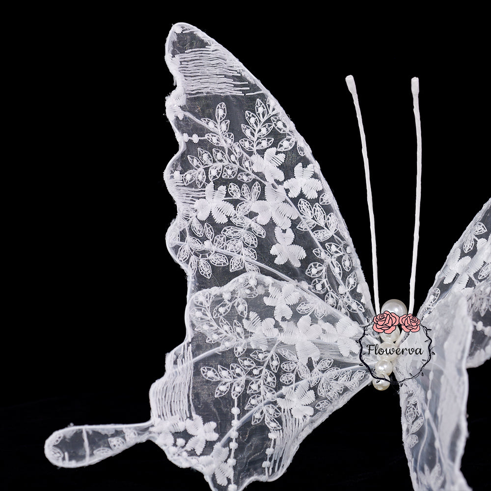 Flowerva Velvet Wing Lace Art Accent