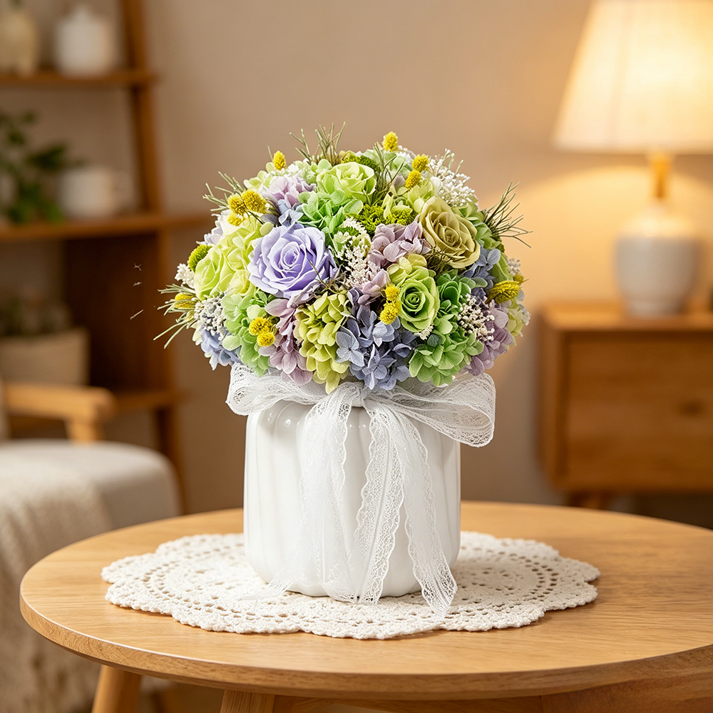 Flowerva Multitone Bloom Sphere Vase Premium Decor