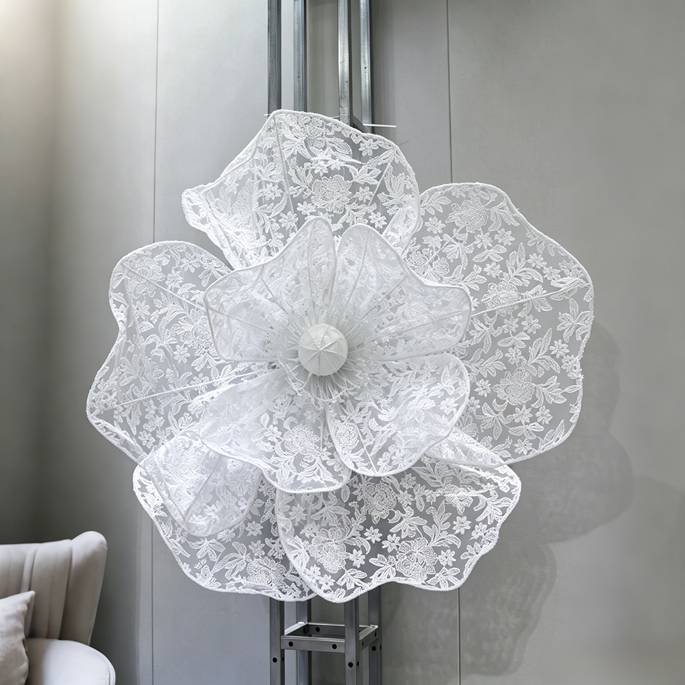 Flowerva Lace Silhouette Floral Art Installation