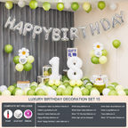 Flowerva Birthday Party Balloon Set Atmosphere Scene Decoration