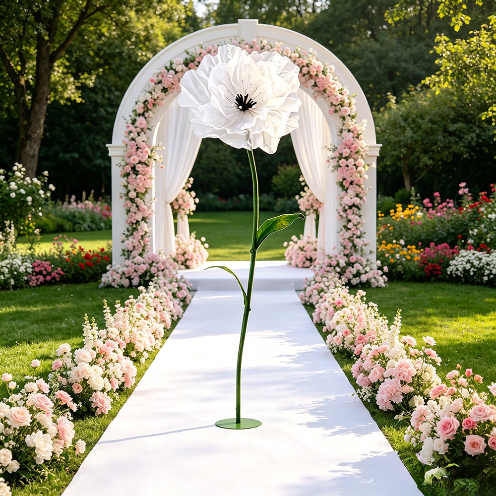 Flowerva Standing Petal Sculpture Collection Premium Decor