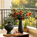Flowerva Lush Foliage Vase Arrangement Premium Decor