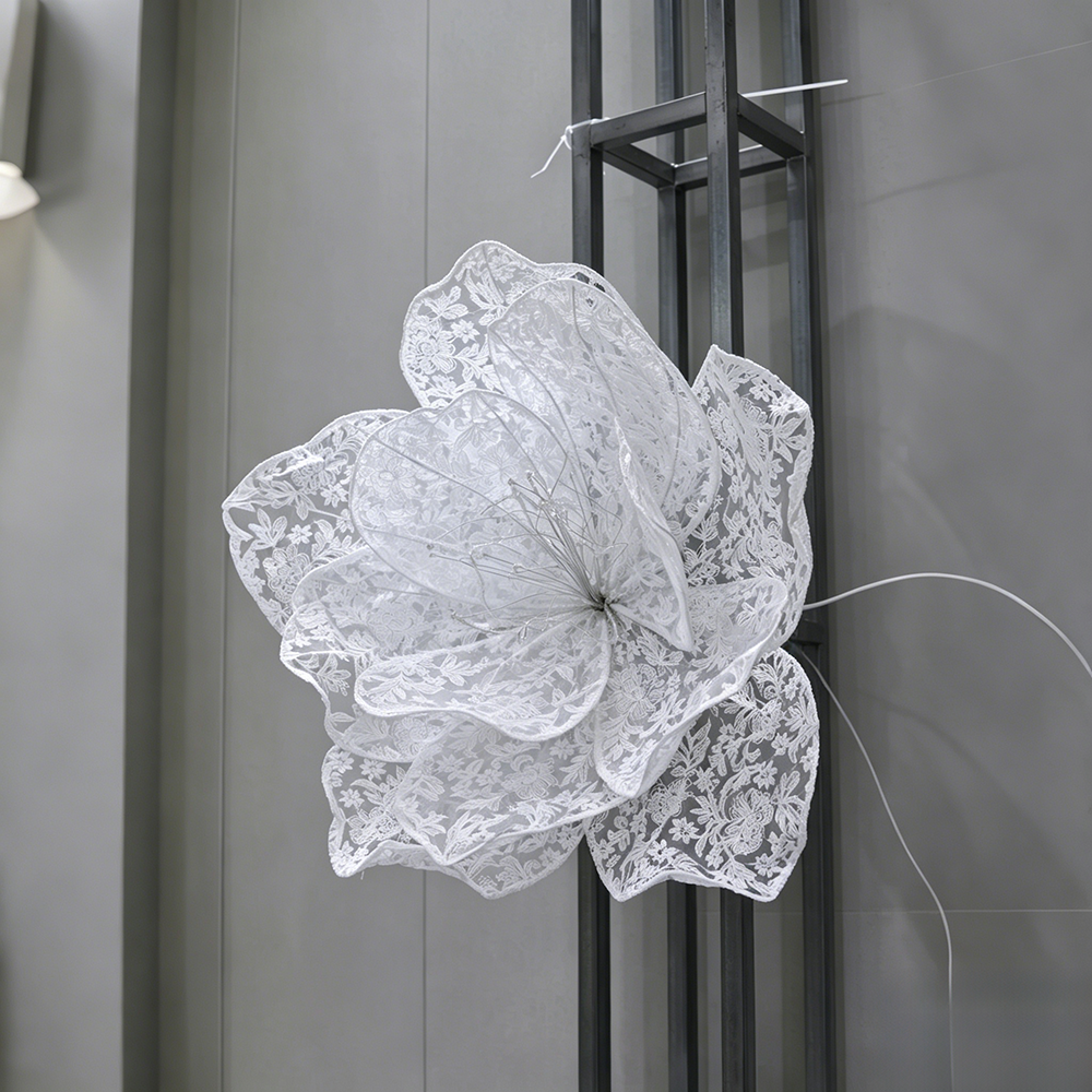 Flowerva Lace Silhouette Floral Art Installation