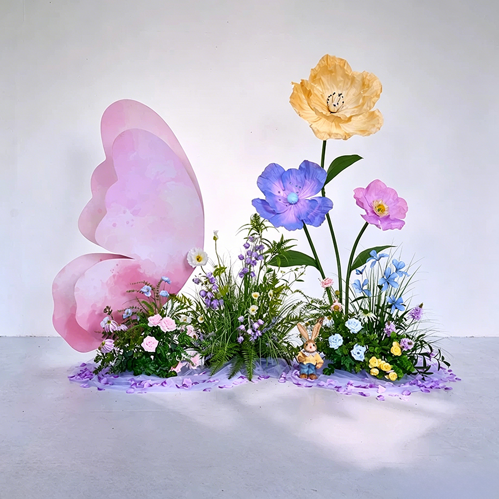 Flowerva Whimsical Wingscape Display Premium Decor