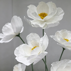 Flowerva Crinkle Petal Whisper Premium Decor