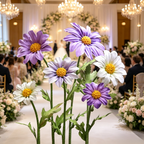 Flowerva Lavender Daisy Premium Decor