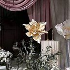 Flowerva Opulent Satin Veil Premium Decor