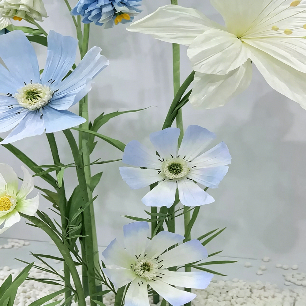 Flowerva Blue Meadow Cadence Premium Decor