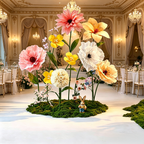 Flowerva Gentle Veilscape Premium Decor