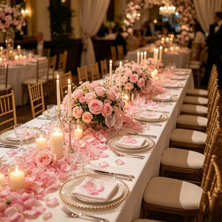 Flowerva  Proposal Scene Decor & Wedding Confetti —Light Pink