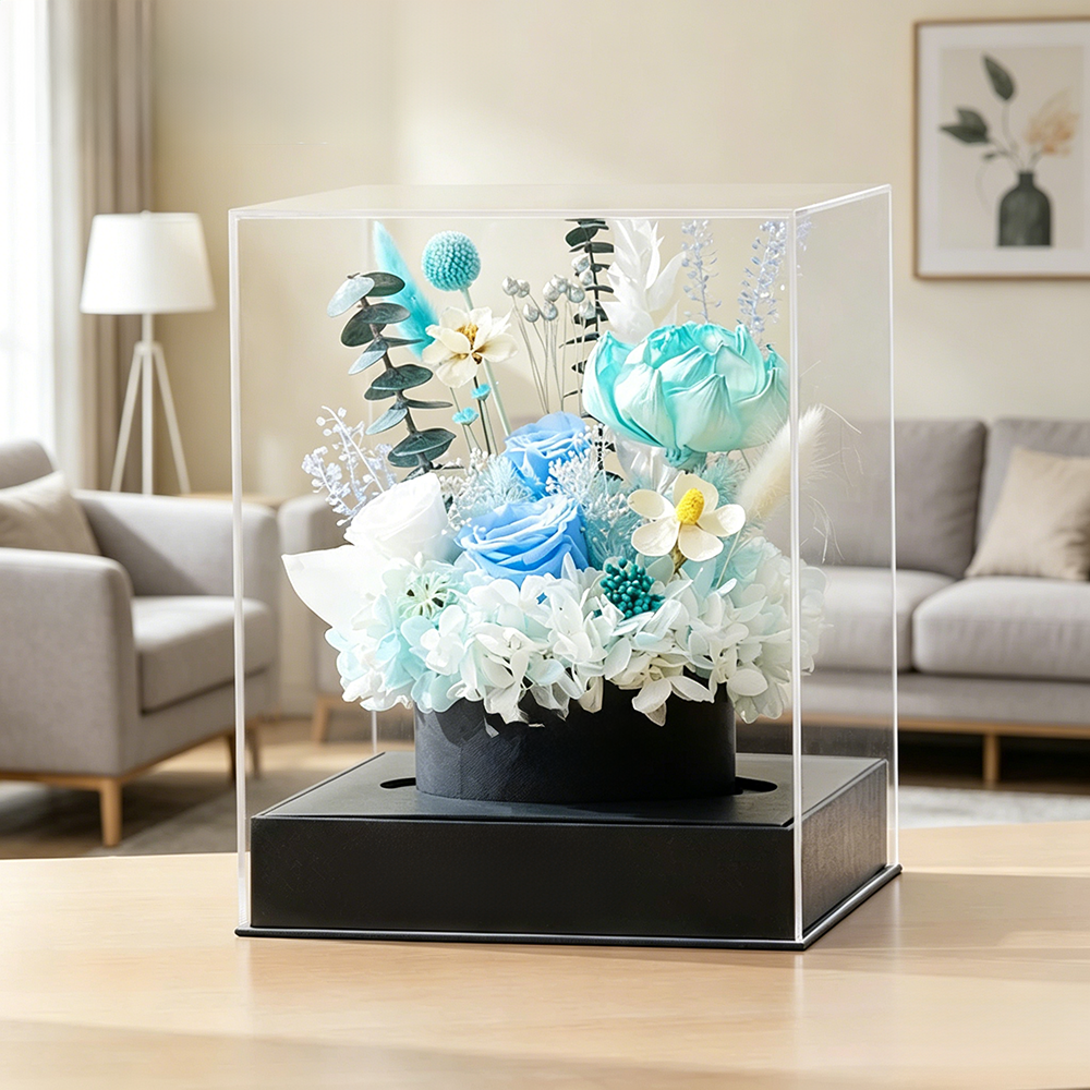 Flowerva Curated Acrylic Display Premium Decor