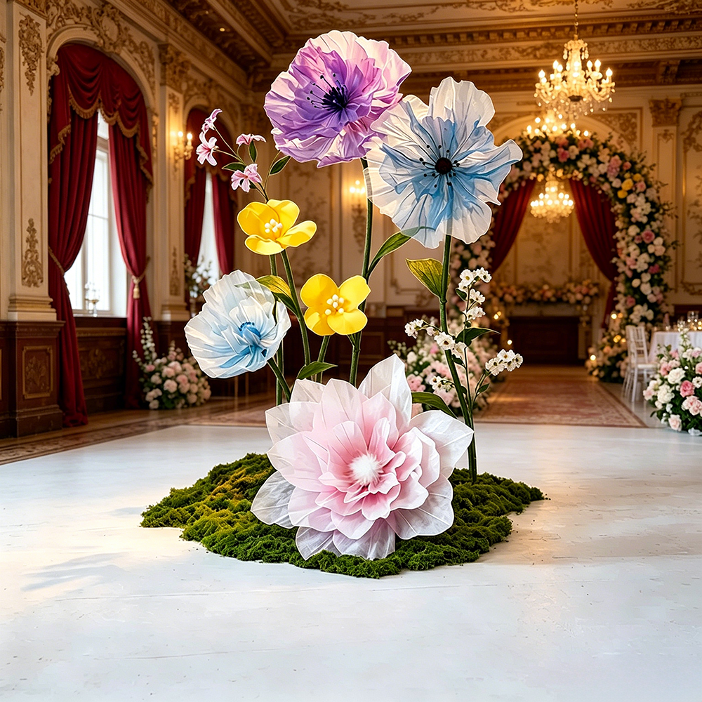 Flowerva Gentle Veilscape Premium Decor